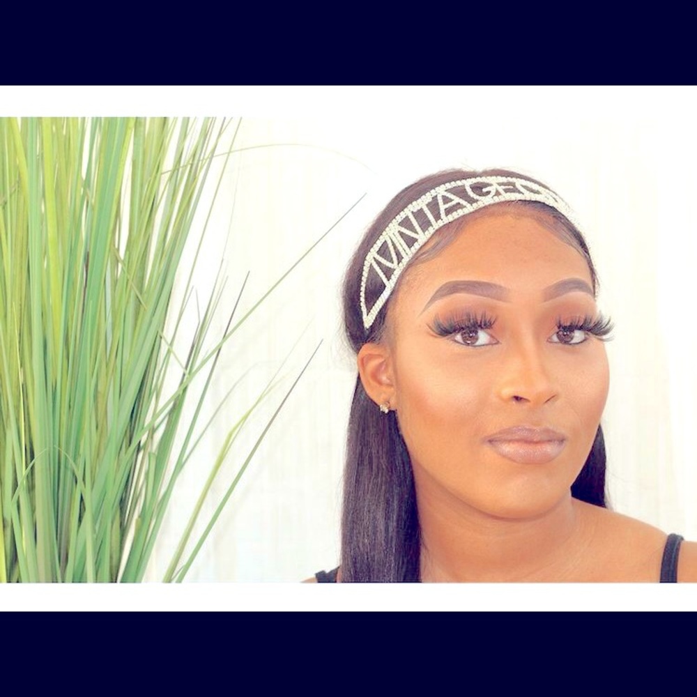 Vintage Diamond Studded Headband